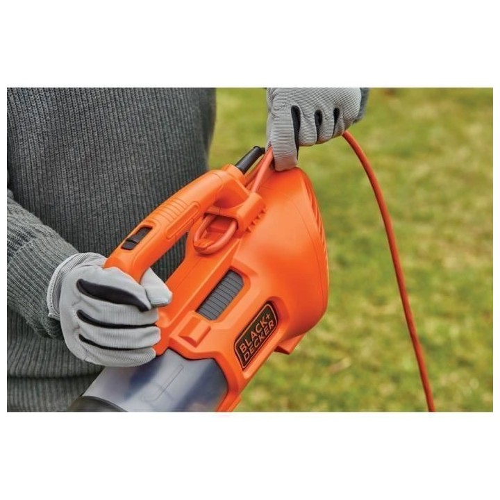 Souffleur axial filaire BLACK+DECKER - BEBL185-QS - 1850W - 2 vitesses