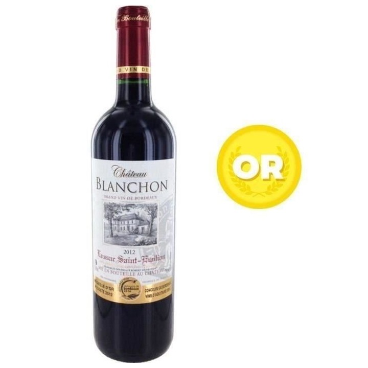 Château Blanchon 2012 Lussac Saint Emilion - Vin de Bordeaux