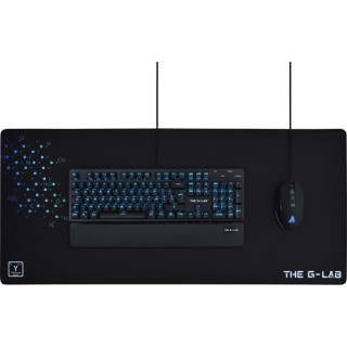 THE G-LAB PAD YTTRIUM Tapis de souris Gaming XXL 900x400x4mm avec gomm