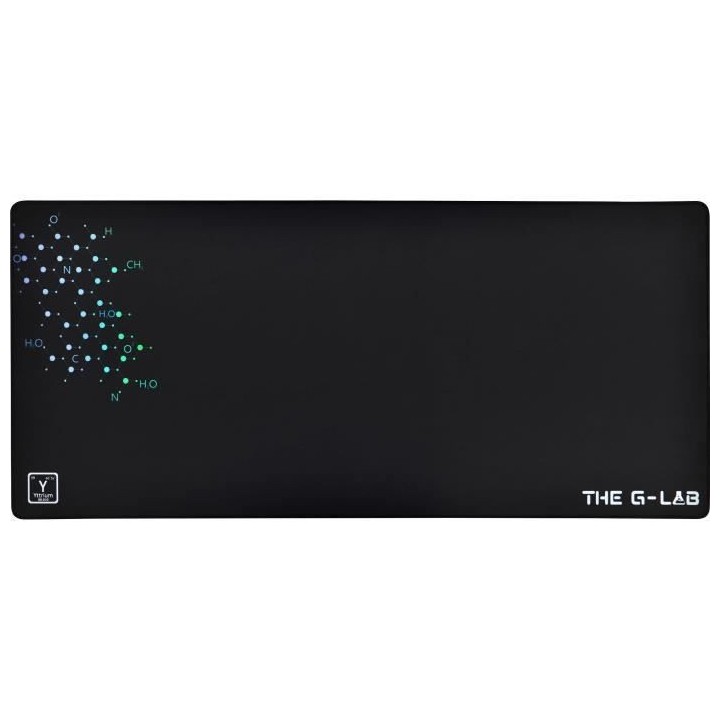 THE G-LAB PAD YTTRIUM Tapis de souris Gaming XXL 900x400x4mm avec gomm