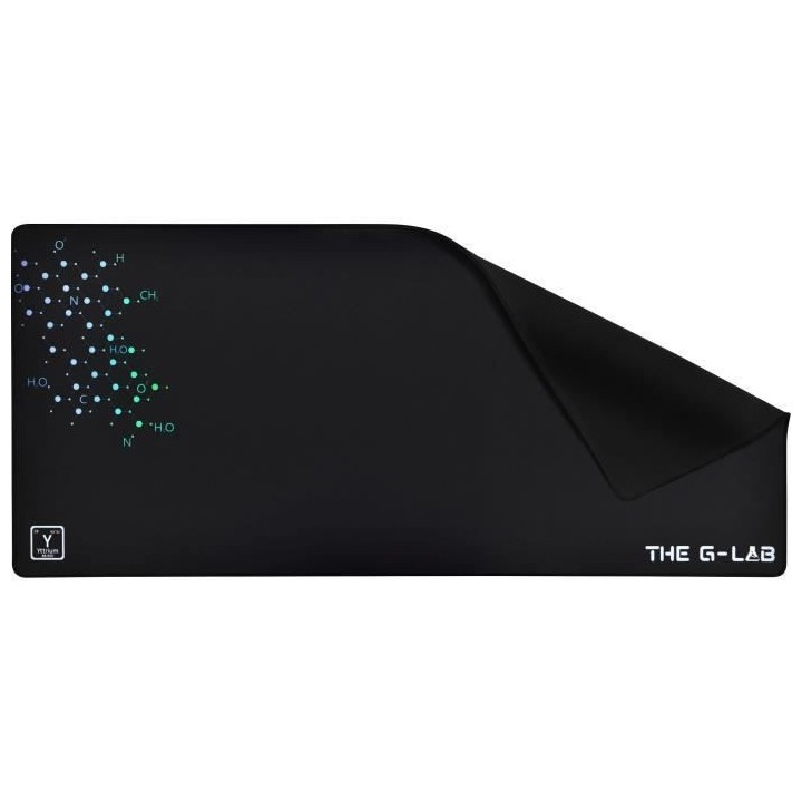 THE G-LAB PAD YTTRIUM Tapis de souris Gaming XXL 900x400x4mm avec gomm