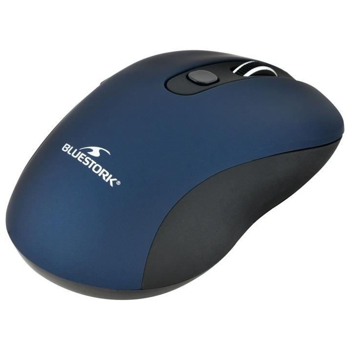 BLUESTORK -Souris Sans Fil - 2,4 GHz - 6 boutons - Bleu