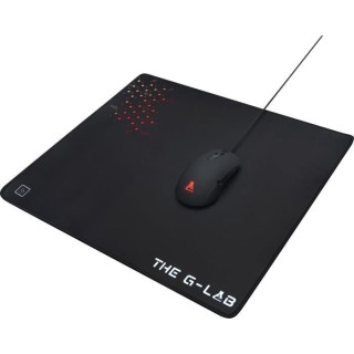 THE G-LAB PAD-CEASIUM Tapis de souris Gaming L 450x400x4mm avec gomme
