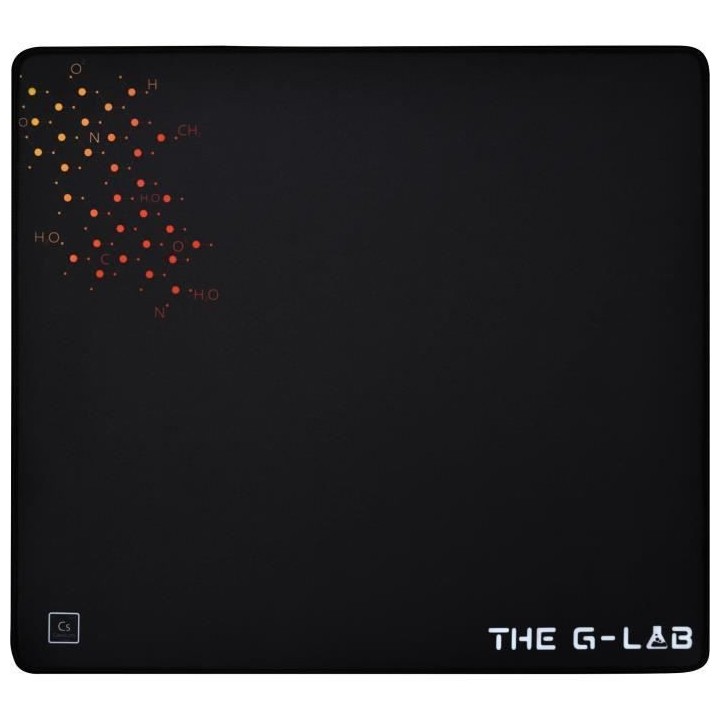 THE G-LAB PAD-CEASIUM Tapis de souris Gaming L 450x400x4mm avec gomme