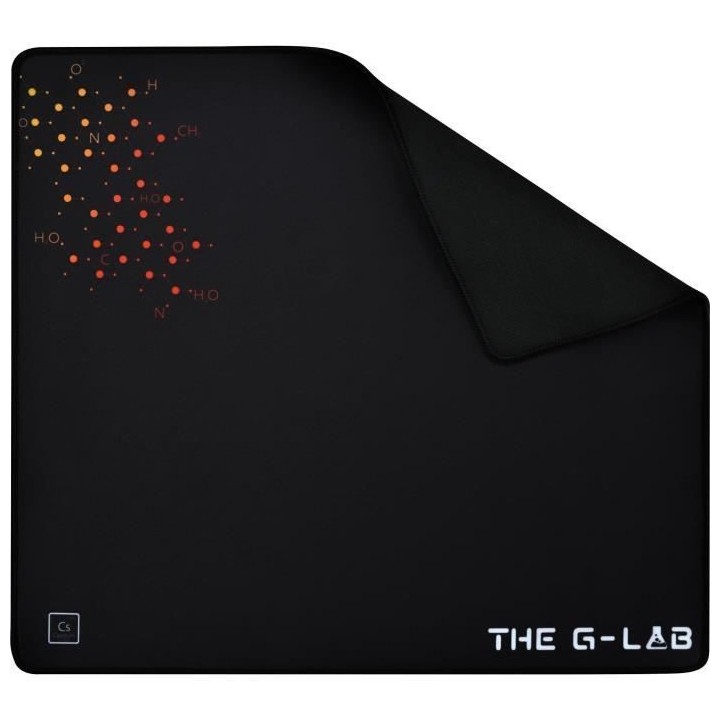 THE G-LAB PAD-CEASIUM Tapis de souris Gaming L 450x400x4mm avec gomme