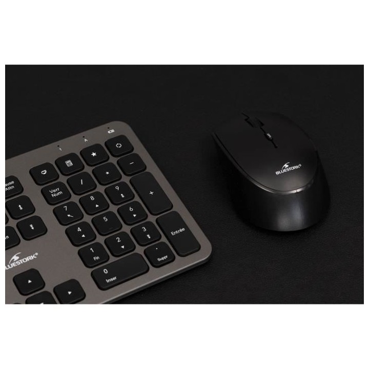 Ensemble clavier et souris - BLUESTORK - Pack Easy Slim - Sans fil - G