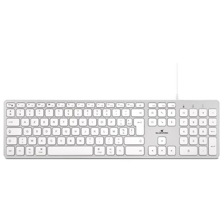 BLUESTORK Clavier pour Mac filaire - layout Français