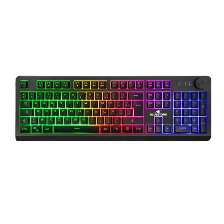 Pack LUMI Clavier Souris sans fil Rechargeable BLUESTORK RGB