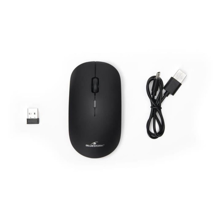 Souris sans fil - THE G-LAB - M-WL-OFF100-BLACK - 2.4g + Bluetooth - R