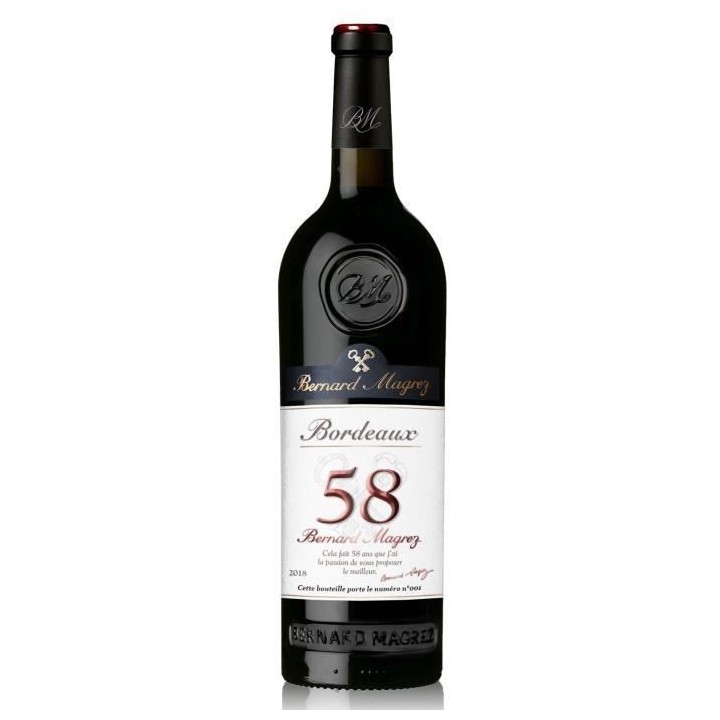 Bernard Magrez 58 2020 AOP Bordeaux - Vin rouge de Bordeaux