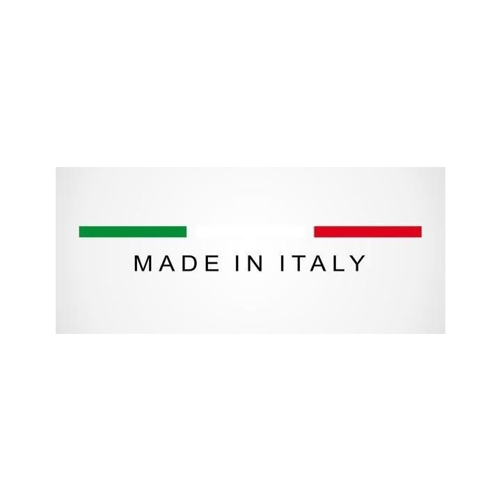 Buffet - Blanc laqué brillant et effet Béton mat - Style contemporai