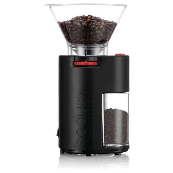 BODUM - BISTRO Broyeur a café électrique, meule inox, 160 W