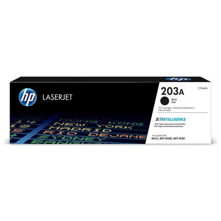HP 203A Cartouche de toner noir LaserJet authentique (CF540A) pour HP