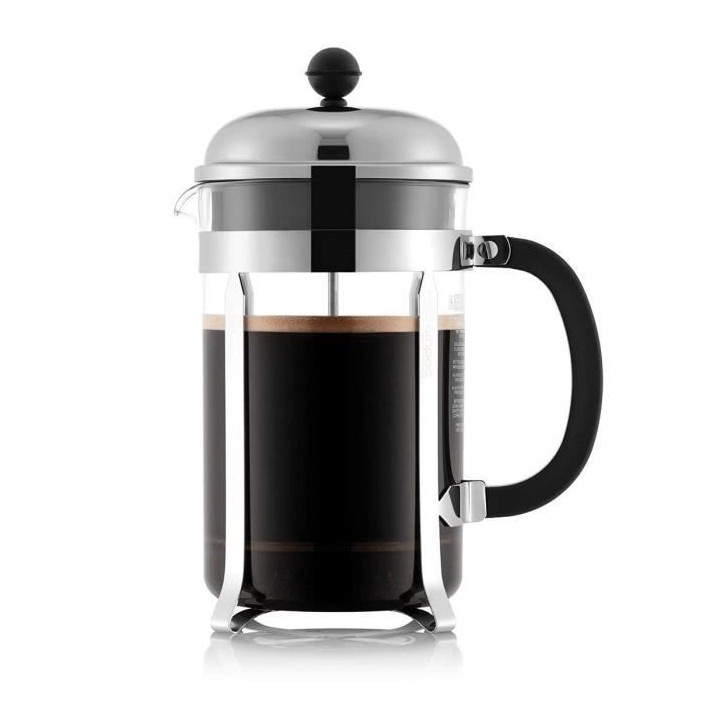 CHAMBORD - Cafetiere a piston BODUM , 12 tasses, 1.5 l, acier inox