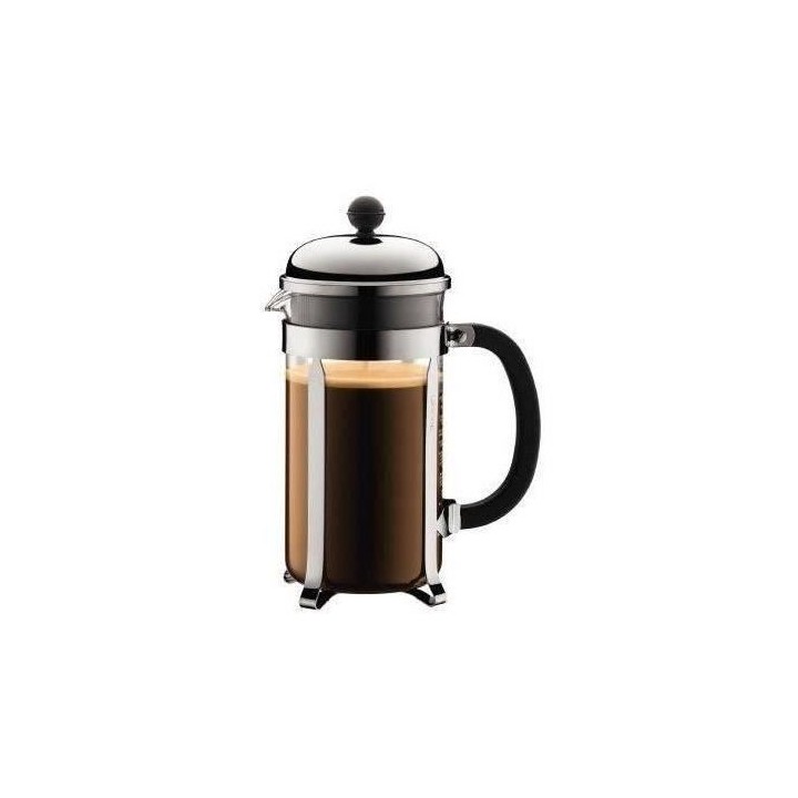 CHAMBORD - Cafetiere a piston BODUM , 8 tasses, 1.0 l, acier inox