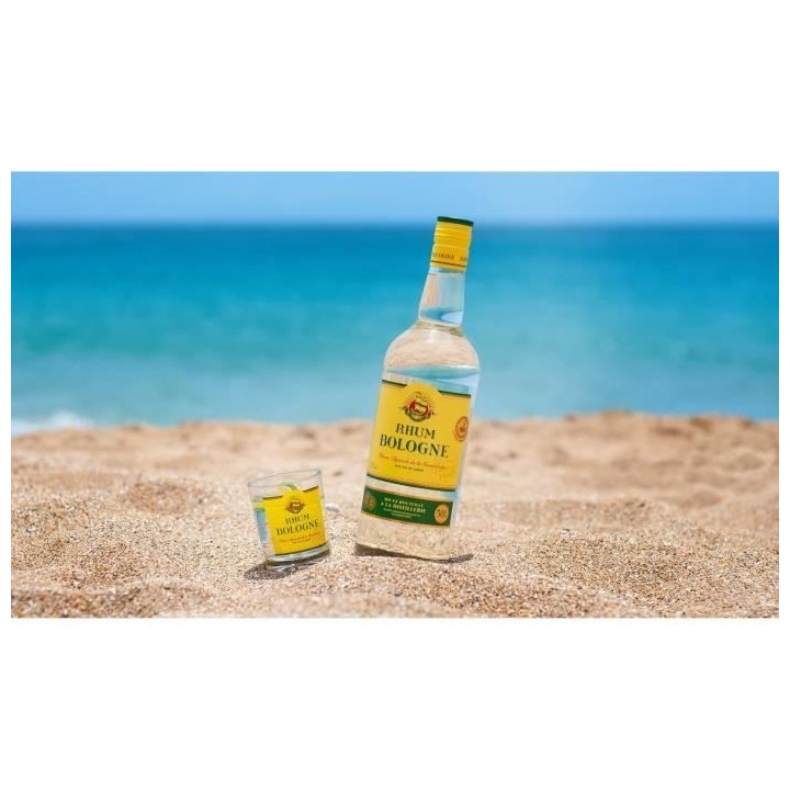 Rhum Bologne - Rhum agricole blanc - Guadeloupe - 50%vol - 100cl