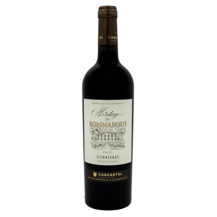 Héritage de Bonnafous 2021 Corbieres - Vin rouge de Languedoc