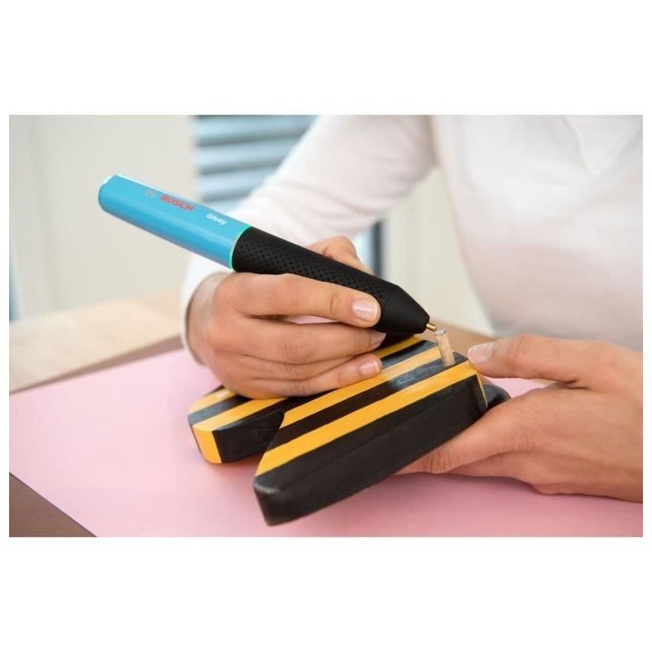 Pistolet a colle sans fil Bosch - Gluey - Edition Lagoon Blue