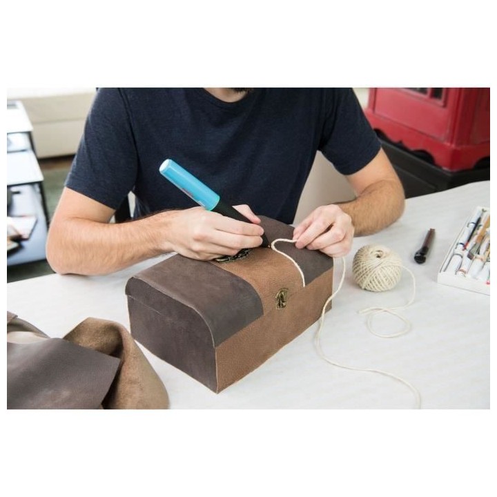 Pistolet a colle sans fil Bosch - Gluey - Edition Lagoon Blue