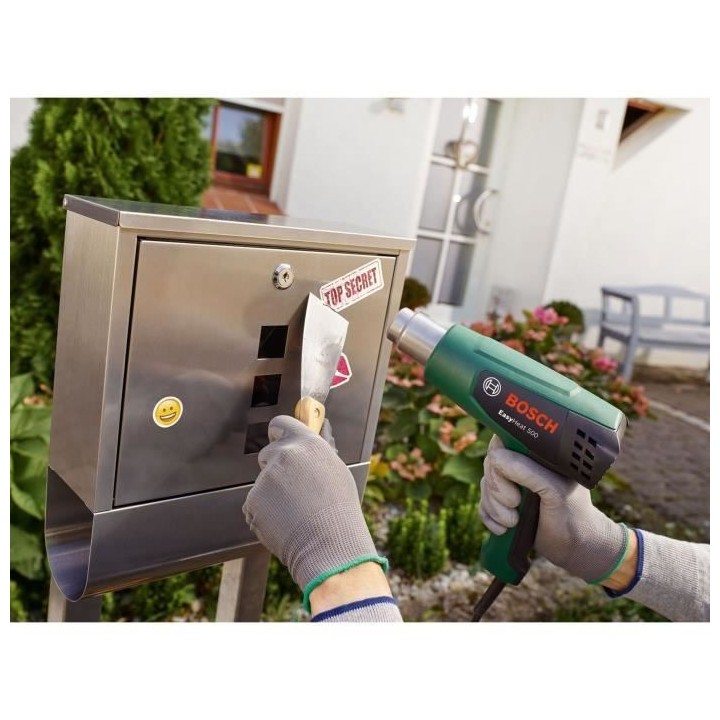 Décapeur thermique Bosch - EasyHeat 500 (1600W, débit d'air: 240 / 4