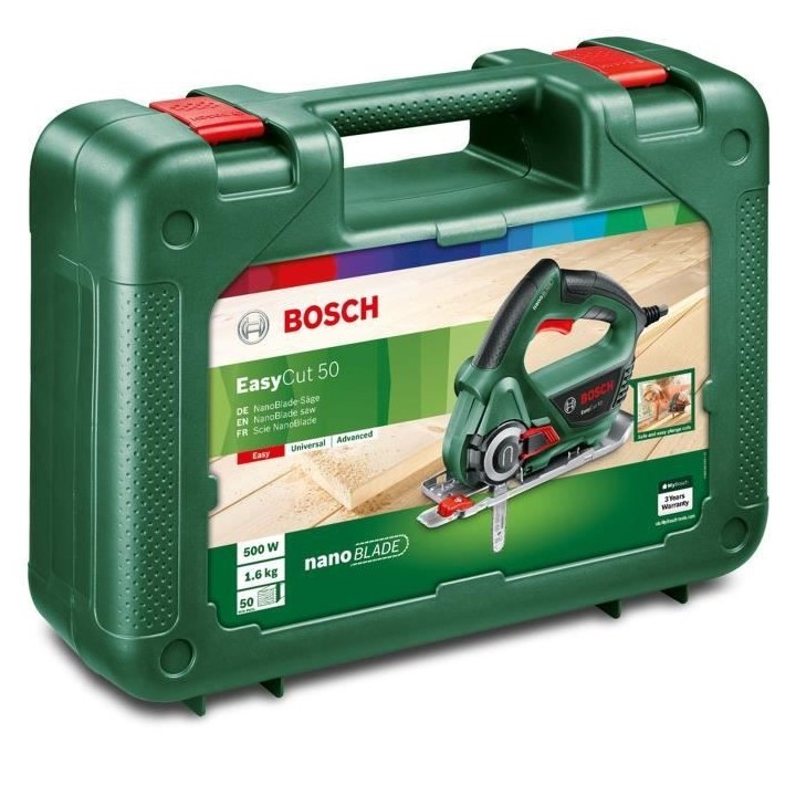 Scie multi-usage EasyCut 50 - BOSCH - 500 W - Profondeur de coupe 50/3