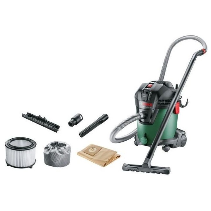 Aspirateur eau et poussiere Bosch - AdvancedVac 20 (avec accessoires)