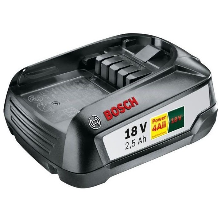 Batterie lithium-ion Bosch - 18 V 2,5 Ah - Li-ion - Grande autonomie -