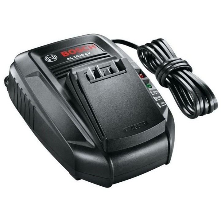 Chargeur rapide Bosch - AL 1830 CV - Li-ion - Temps de charge 40 min -