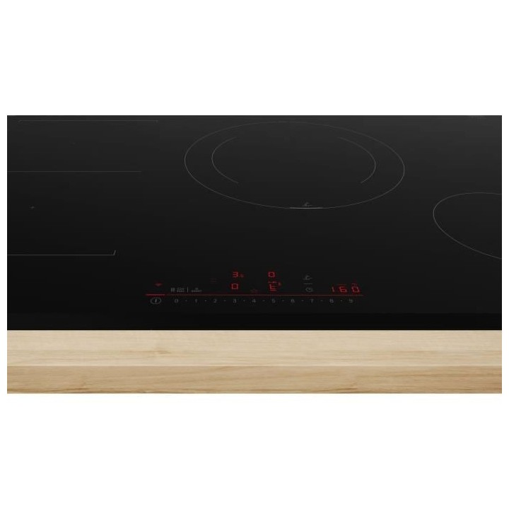 Table induction grande largeur BOSCH - 4 foyers - L80 x P52 cm - PVS83