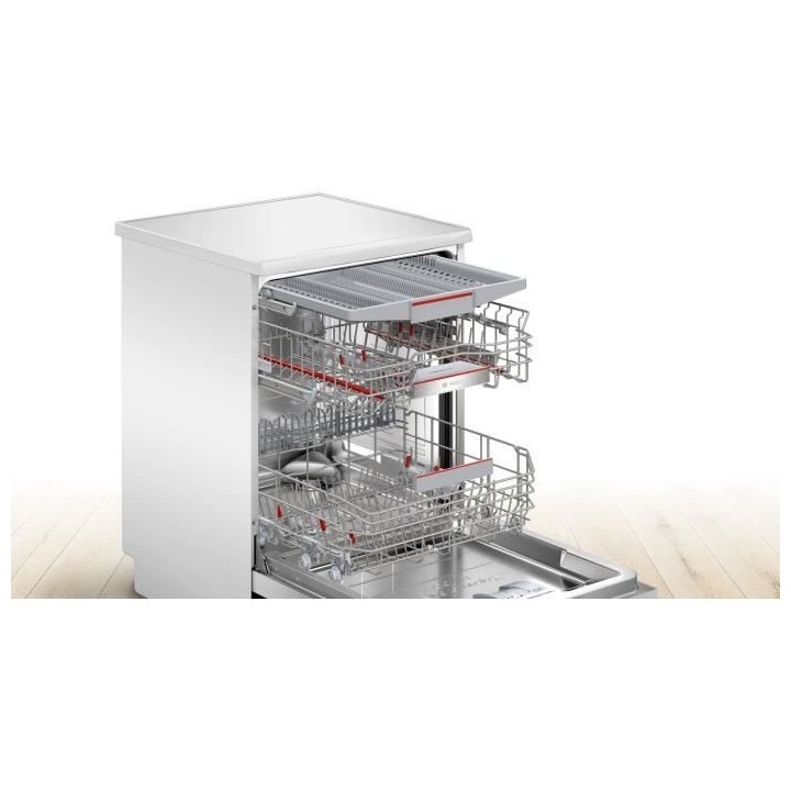 Lave-vaisselle pose libre BOSCH SMS6ZCW12E SER6 - 14 couverts - Moteur