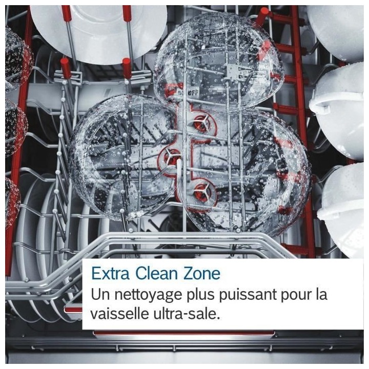 Lave-vaisselle pose libre BOSCH SMS6ZCI12E SER6 - 14 couverts - Moteur