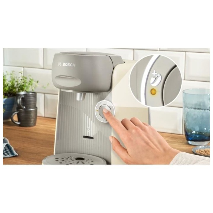 Cafetiere a dosette - BOSCH - Tassimo FINESSE TAS16B7 - Creme
