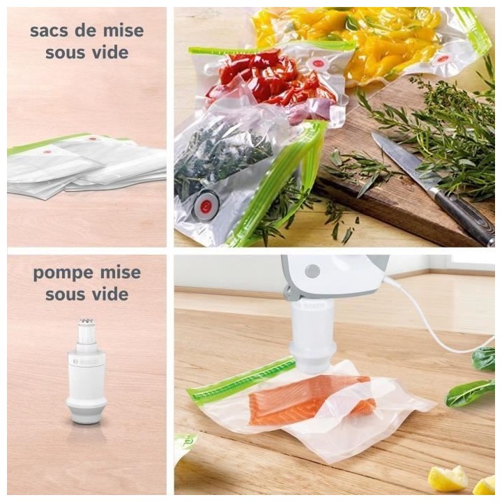 BOSCH ErgoMixx - Robot 3 en 1 - Batteur + Pied Mixeur + Appareil Mise