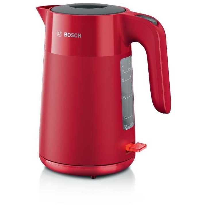 Bouilloire - BOSCH - TWK2M164 MyMoment - Rouge Mate - indicateur de ta