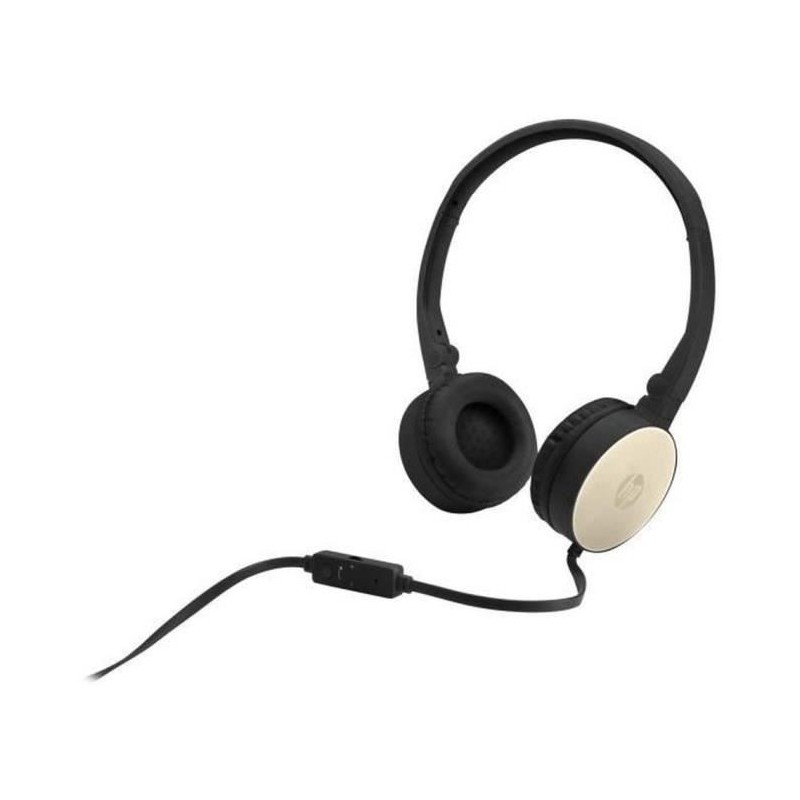 Casque filaire HP H2800 - Noir et rose soie - Jack 3,5mm