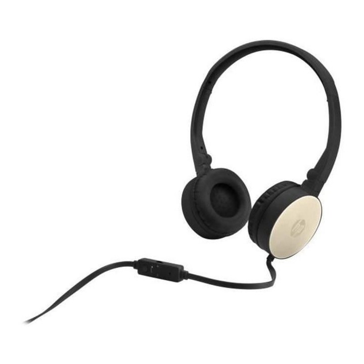 Casque filaire HP H2800 - Noir et rose soie - Jack 3,5mm