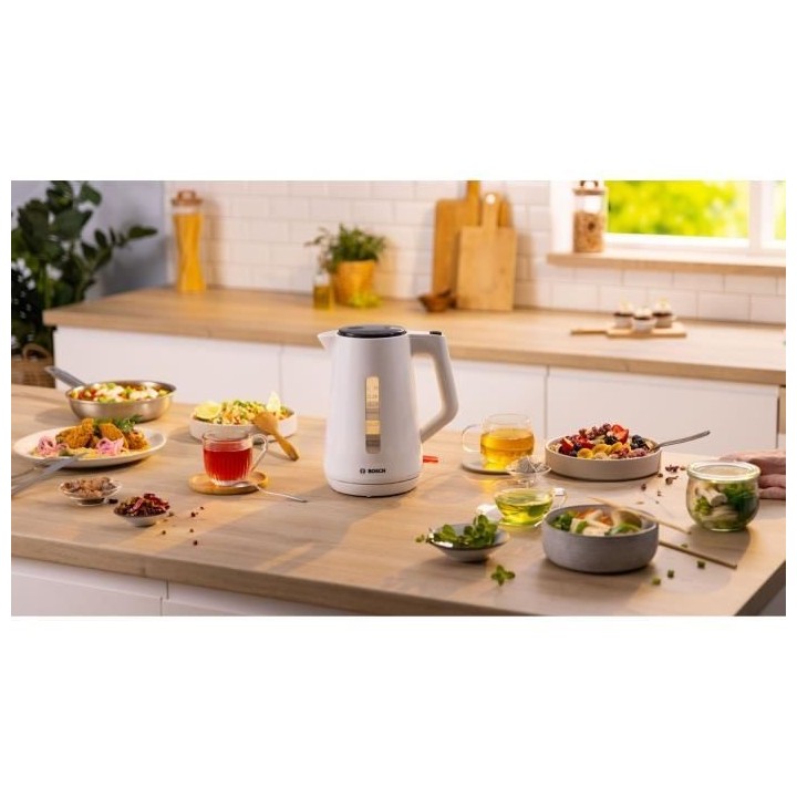 Bouilloire - BOSCH - TWK1M121 MyMoment - Blanche - capacité 1,7L - ba