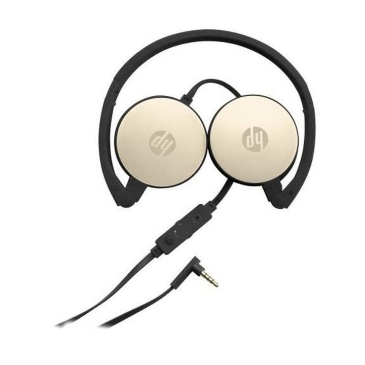 Casque filaire HP H2800 - Noir et rose soie - Jack 3,5mm