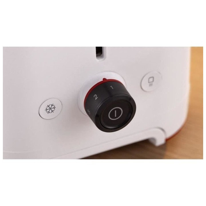 Toaster - BOSCH - TAT3M121 MyMoment - Blanc mat - 2 tranches - centrag
