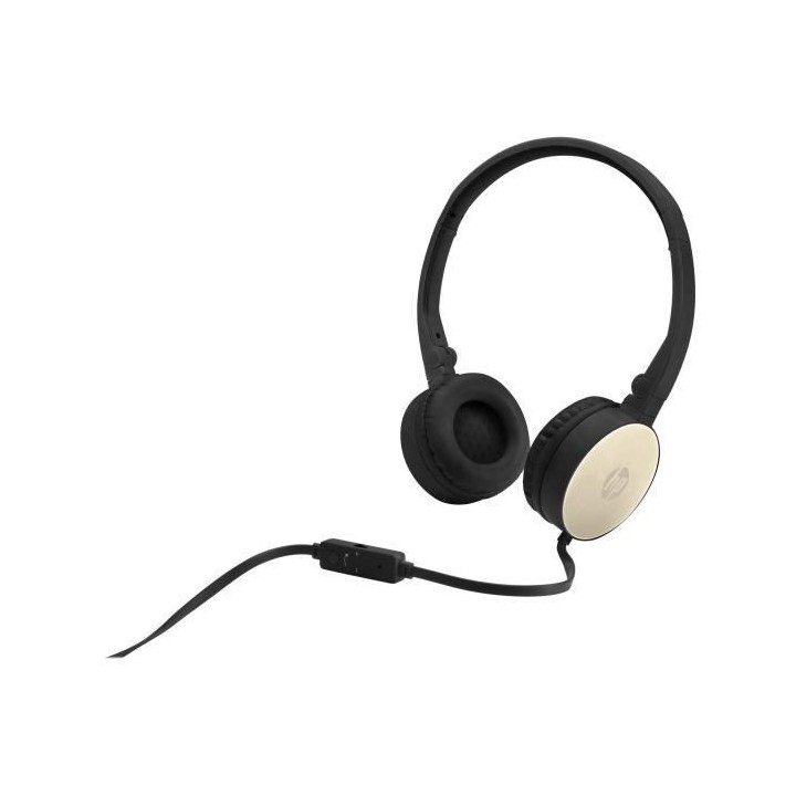 Casque filaire HP H2800 - Noir et rose soie - Jack 3,5mm