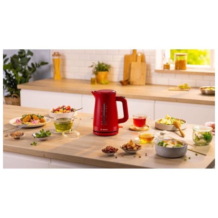 Bouilloire - BOSCH - TWK3M124 MyMoment - Blanc mat - interrupteur écl