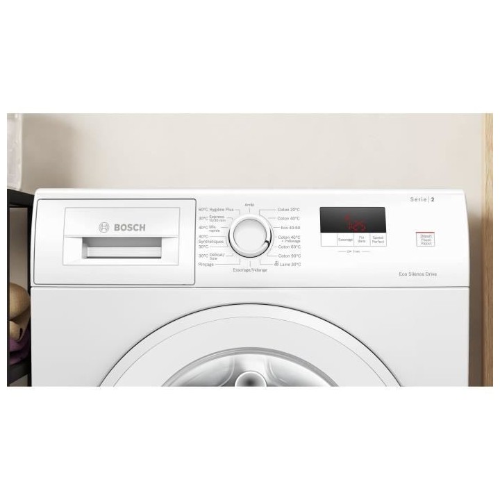 Lave-linge hublot BOSCH SER2 WGE02406FR - 7 kg - 1400 trs/min - Induct