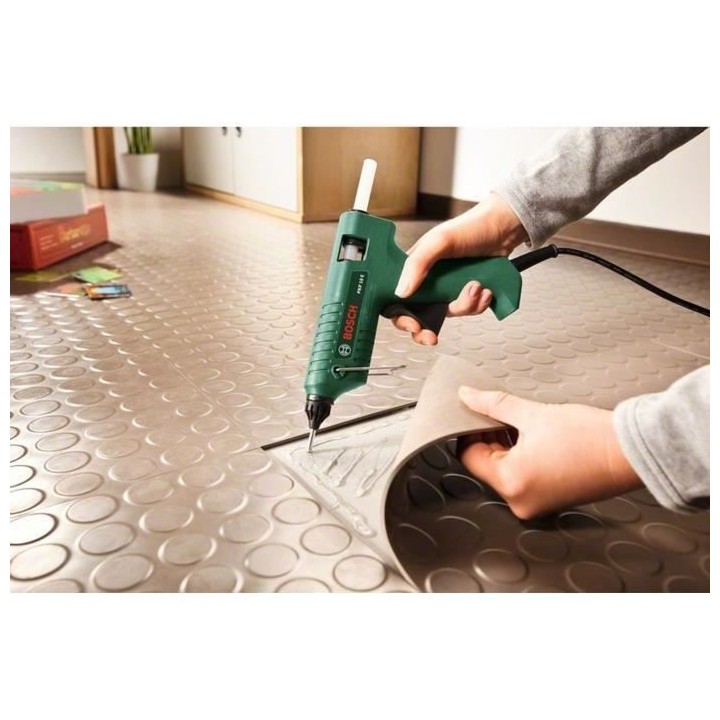 Pistolet a colle BOSCH - PKP 18 E - Electrique - 7 min - Vert et noir