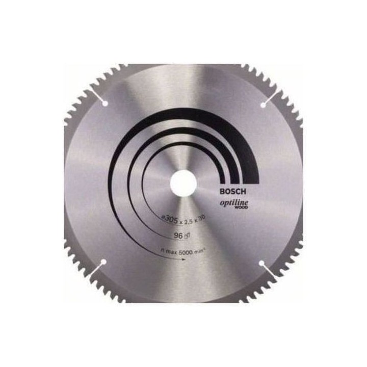 Lame de scie circulaire au carbure BOSCH 305 x 30 x 2,5 mm (96 dents)