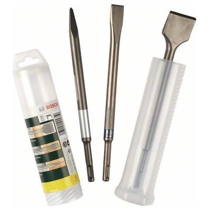 BOSCH Accessoires - Set 3 burins SDS-plus