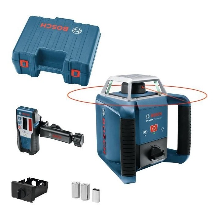 Laser rotatif Bosch Professional GRL 400 H - Portée 400 metres de dia