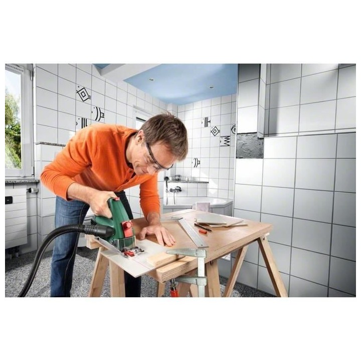 Scie circulaire plongeante BOSCH PKS16 Multi - 400W - 3 lames incluses