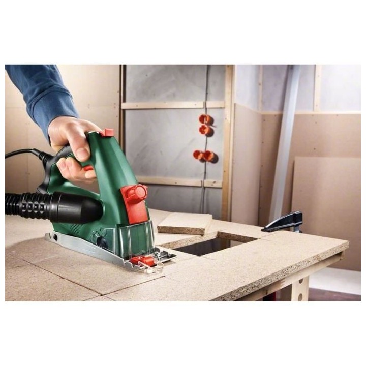 Scie circulaire plongeante BOSCH PKS16 Multi - 400W - 3 lames incluses