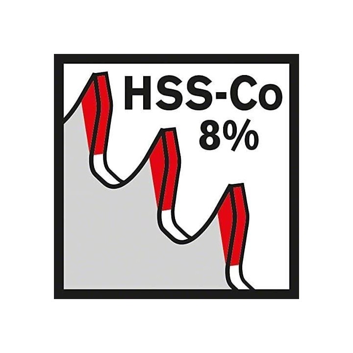 Coffret de 9 pieces de scies trépans bimétal HSS pour électricien -