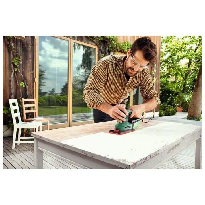 Ponceuse Multi Bosch - PSM 200 AES (Livrée avec 2 feuilles abrasives,